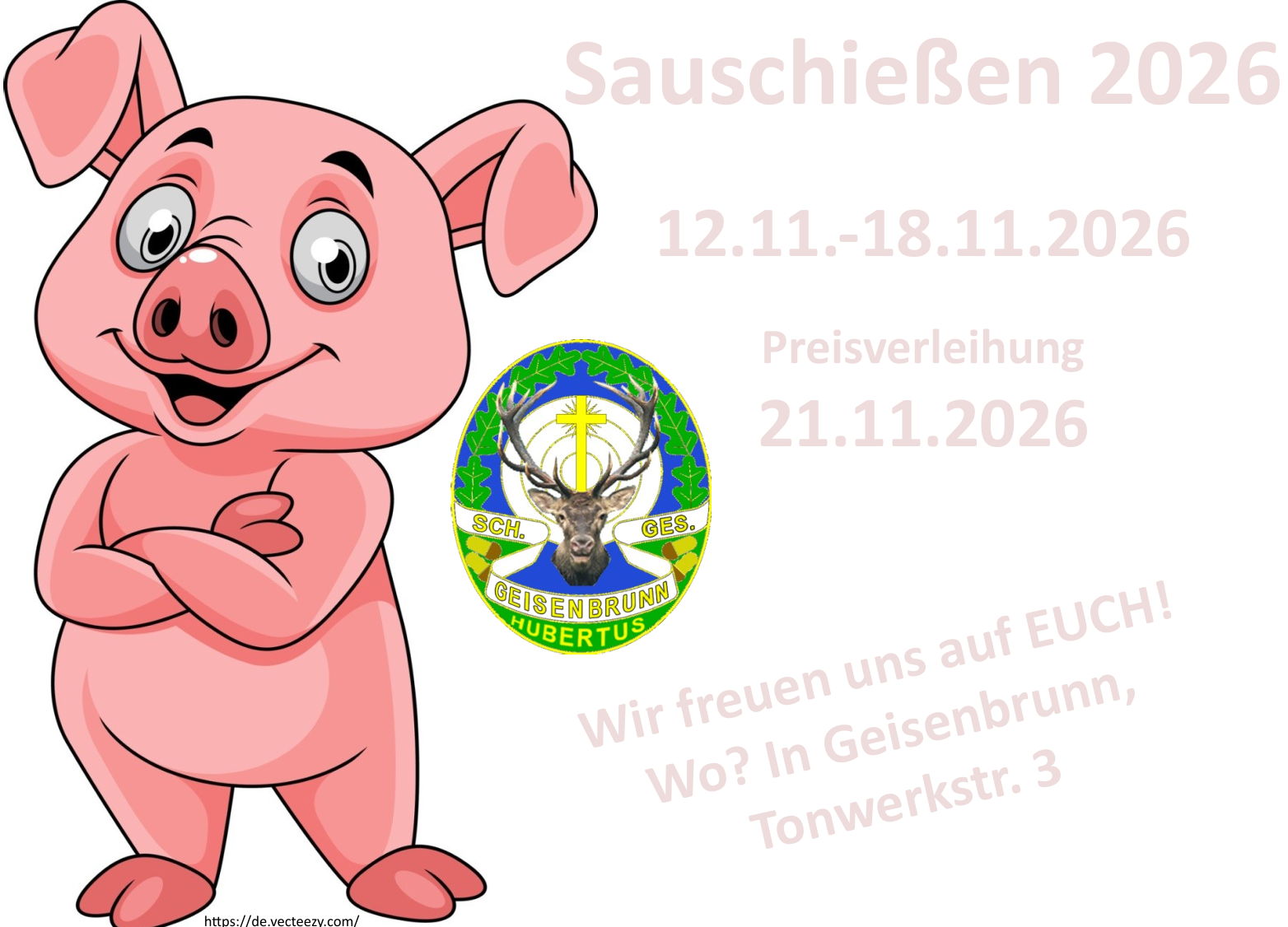 Sauschießen - Vorankündigung