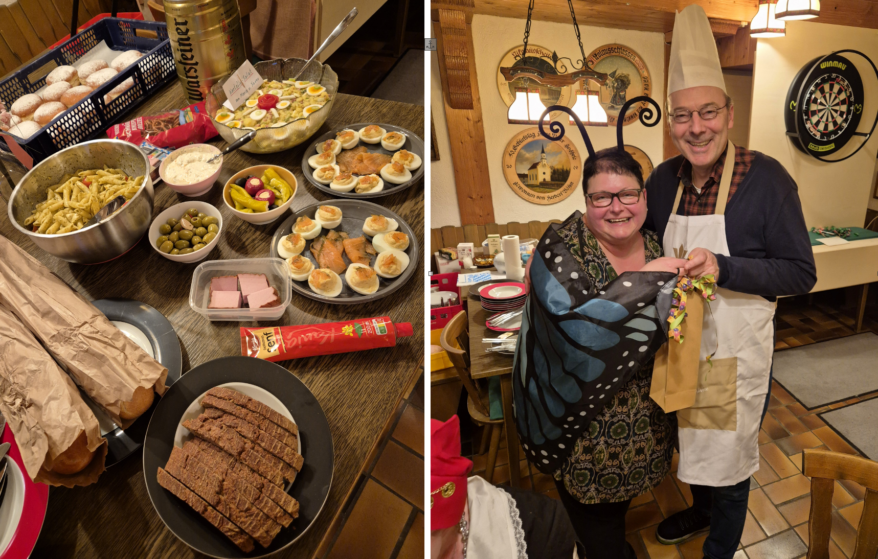 Gewinner des diesjährigen Faschingsschnaps: Wolfgang Walter